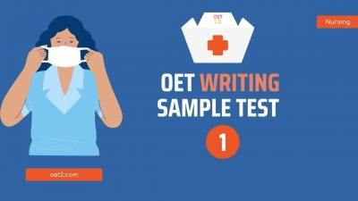 OET Writing sample test 1 for nurses