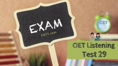 OET 2 Listening Test 29 with audio