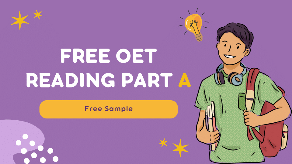 Free OET Reading Part A